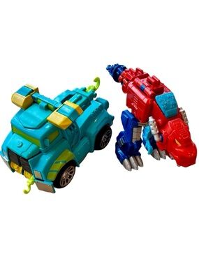 Transformers Rescue Bots Hoist and Optimus Dino Set Action Figures